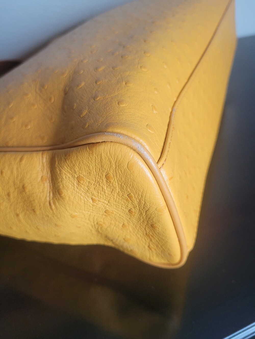 Versace Ostrich Shoulder/Tote Bag - Picture 10 of 16